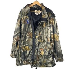 Herter’s 2XL Camo Jacket Snap On Hood with Embroidered Logo